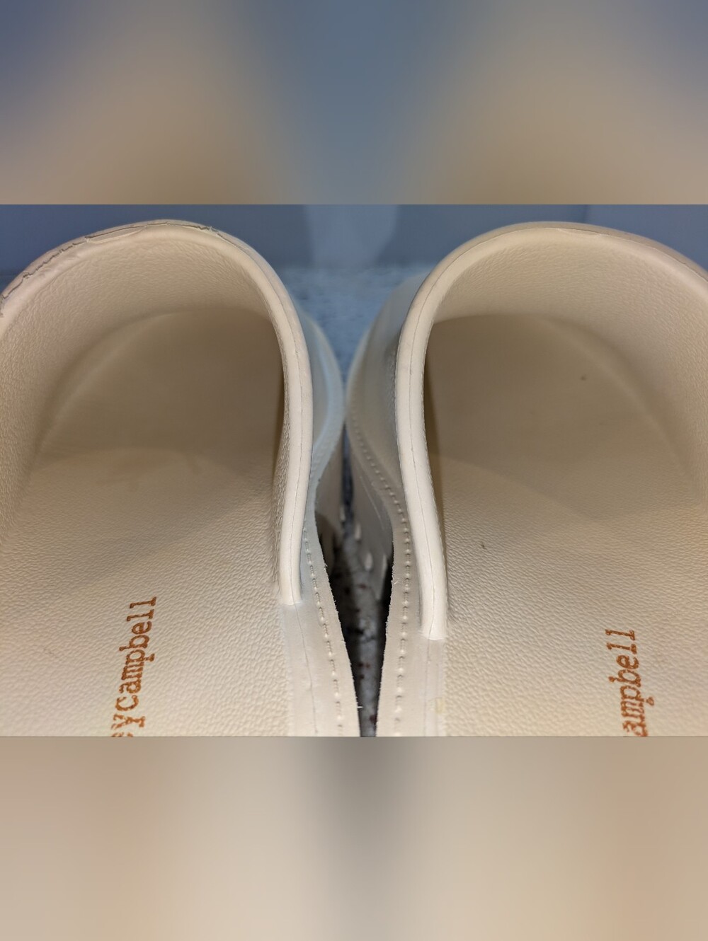 Jeffrey Campbell Ivory Platform Mule Clogs Lug Sole Slip On Shoes Women's 8 EU39 - Picture 10 of 10